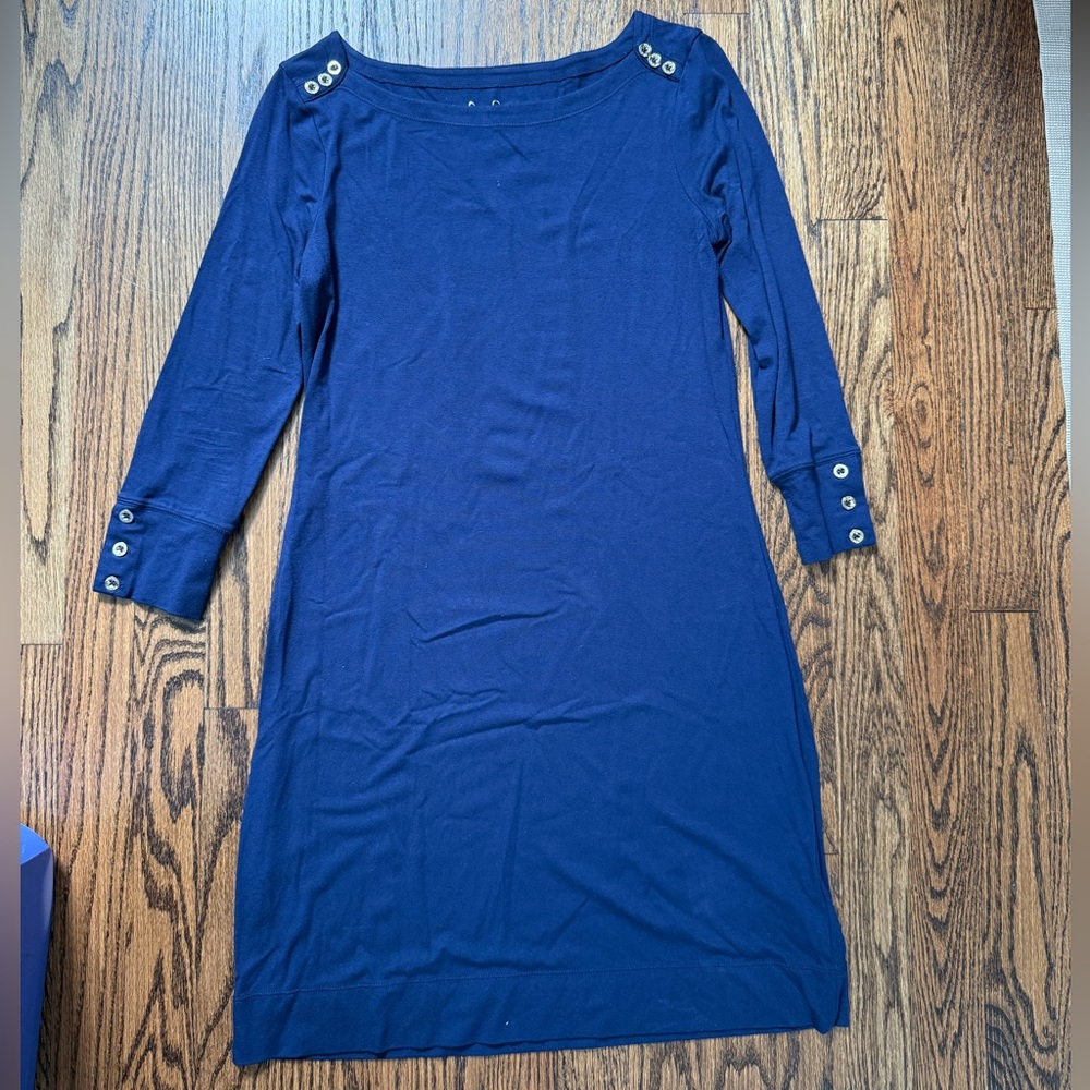 Lilly Pulitzer navy knit dress